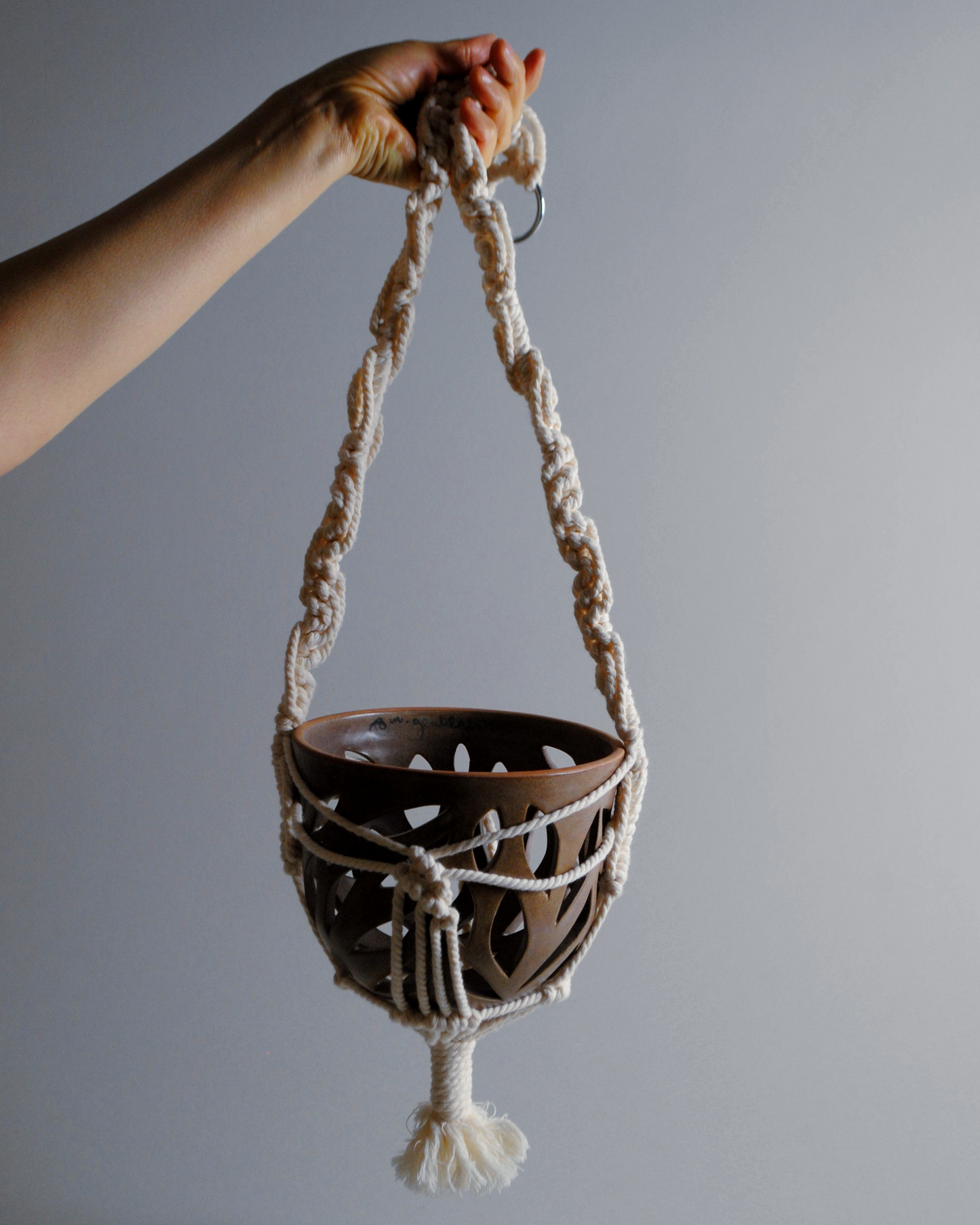 Vasi per orchidea con Macramè